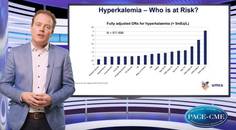 Which patients benefit from potassium binders