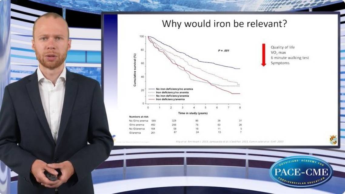 Iron deficiency in patients with heart failure