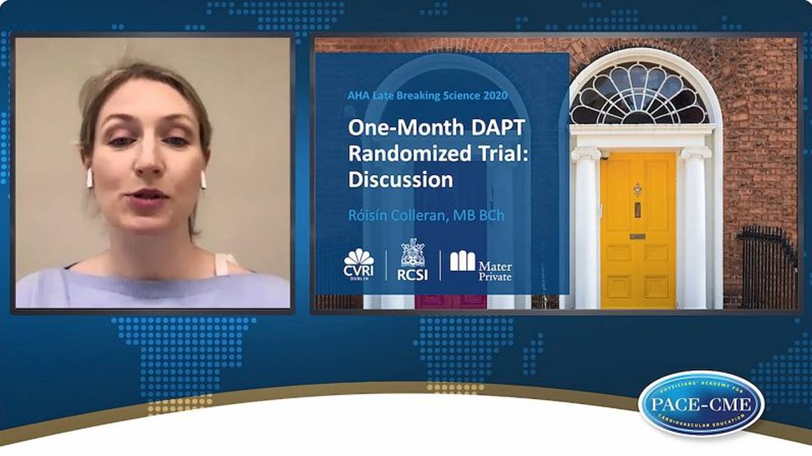 Strengths and limitations of onemonth DAPT trial