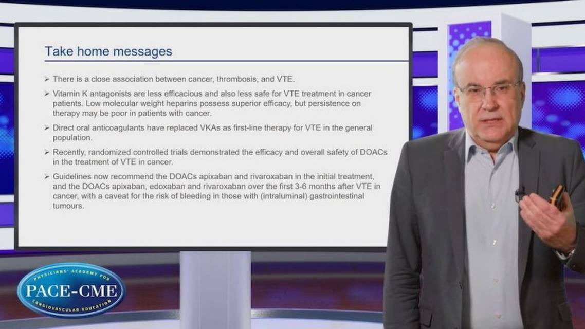Management of cancerassociated VTE