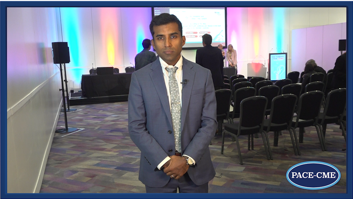 Muthiah Vaduganathan at ESC Congress 2024
