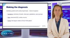 Hypertrophic cardiomyopathy making the diagnosis