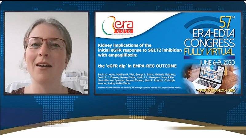 No major effect of eGFR dip on reduction of incident or worsening nephropathy by SGLTi