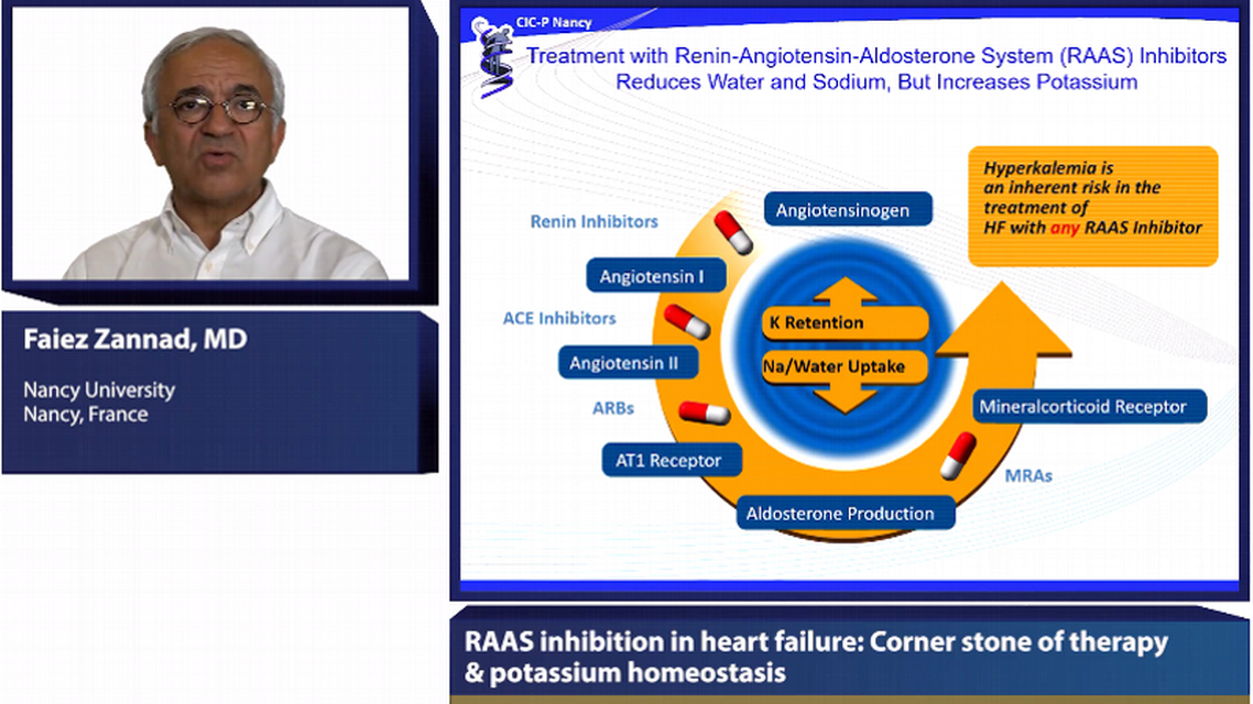 RAAS inhibition in heart failure Corner stone of therapy  potassium homeostasis