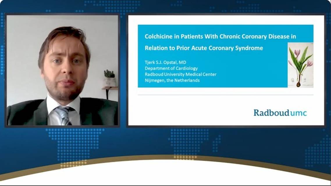 Time to previous ACS event has no effect on efficacy of colchicine