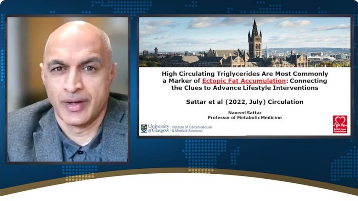 Triglycerides most commonly a marker of ectopic fat accumulation