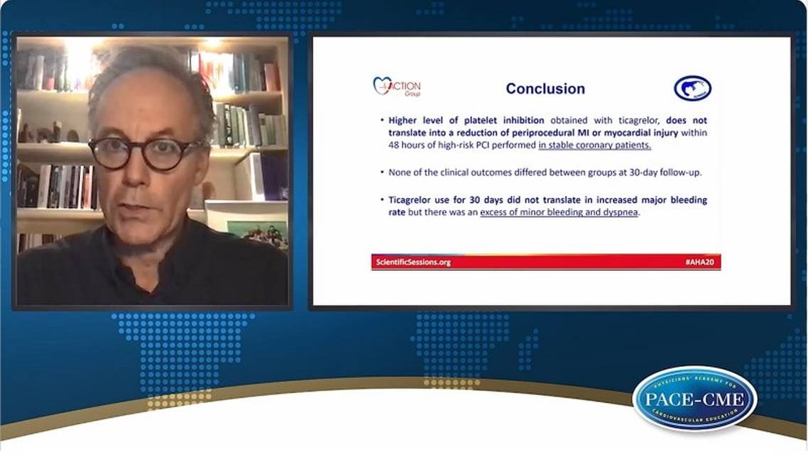 Comparing PY inhibitors in patients undergoing elective PCI