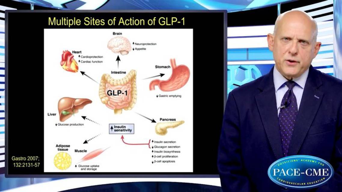 Cardiovascular outcomes  atherosclerosis How do GLPRA provide benefit