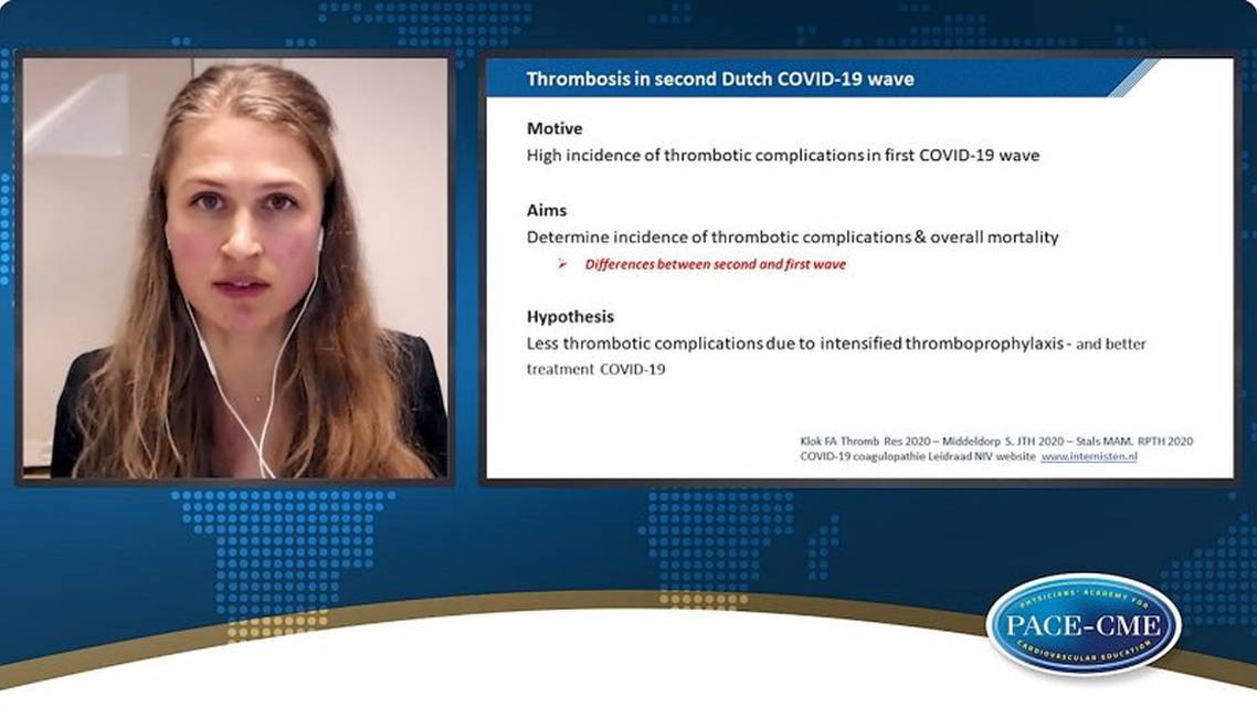 No decrease in thrombotic complications in second COVID wave