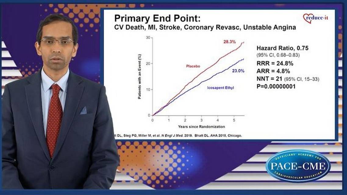 Reducing triglycerides in REDUCEIT