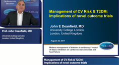 Management of CV Risk TDM Implications of novel outcome trials