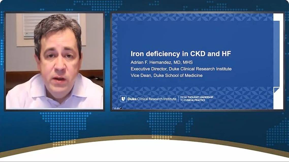 Effects of iron deficiency on outcomes in HF