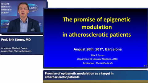 Promise of epigenetic modulation as a target in atherosclerotic patients