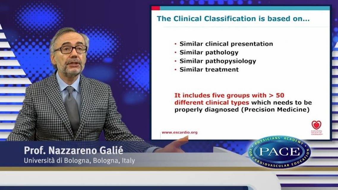 Which clinical PH groups can be distinguished