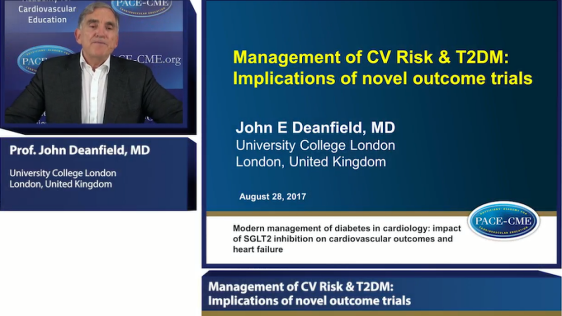 Management of CV Risk  TDM Implications of novel outcome trials