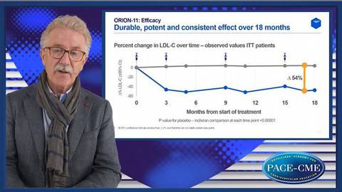 LDLc lowering with twiceayear injection of siRNA against PCSK The ORION trial