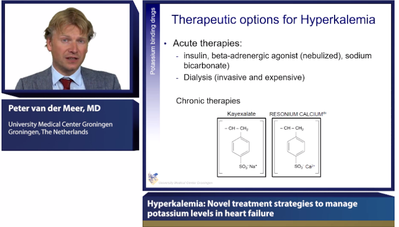 Hyperkalemia Novel treatment strategies to manage potassium levels in heart failure