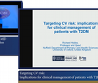 Lecture Targeting CV risk Implications for clinical management of patients with TDM  CVD