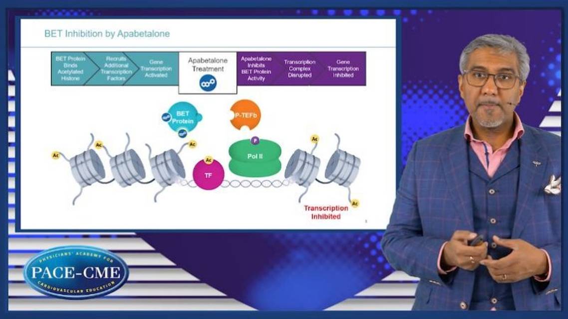 Effect of BET inhibition on CV outcomes in ACS and diabetes patients