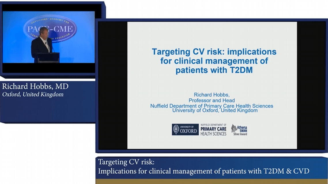 Lecture Targeting CV risk Implications for clinical management of patients with TDM  CVD
